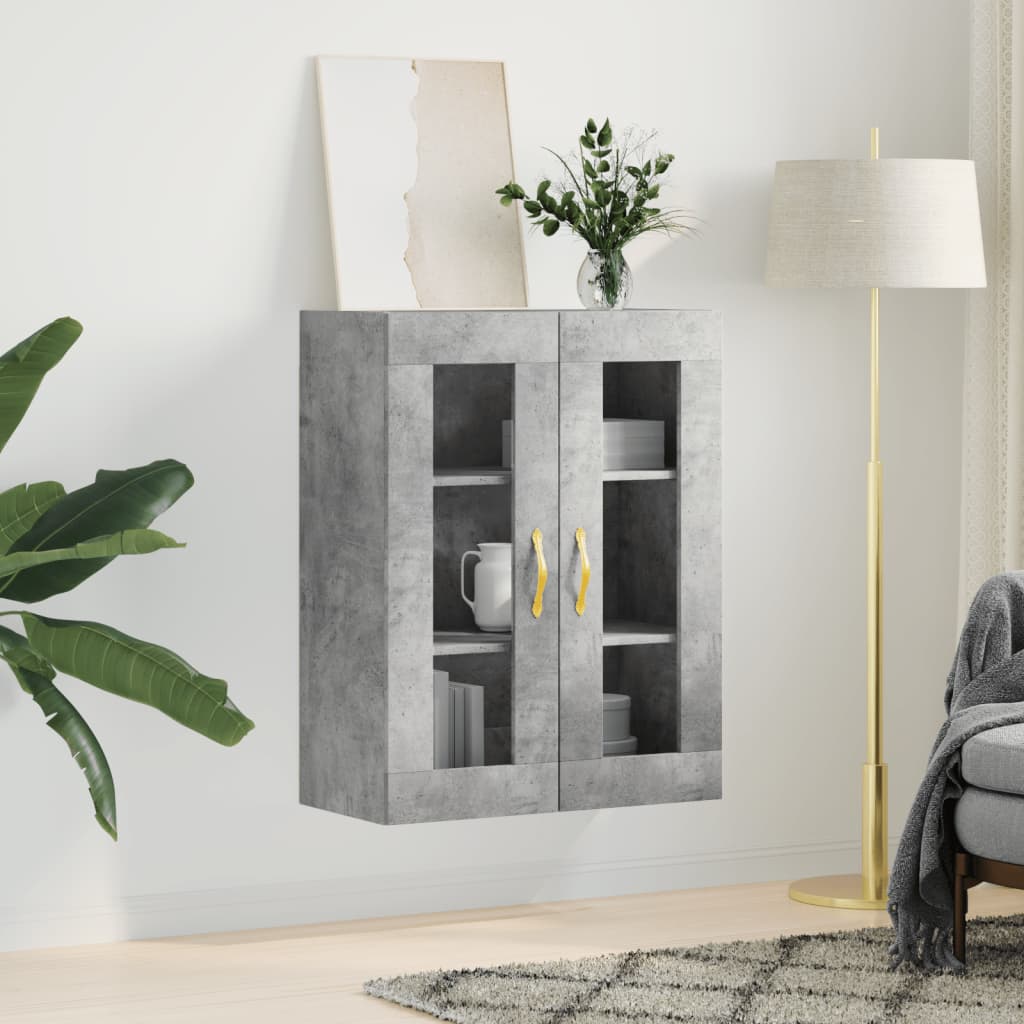 Vidaxl bovenkast 69,5x34x90 cm betongrijs
