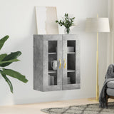 Vidaxl bovenkast 69,5x34x90 cm betongrijs