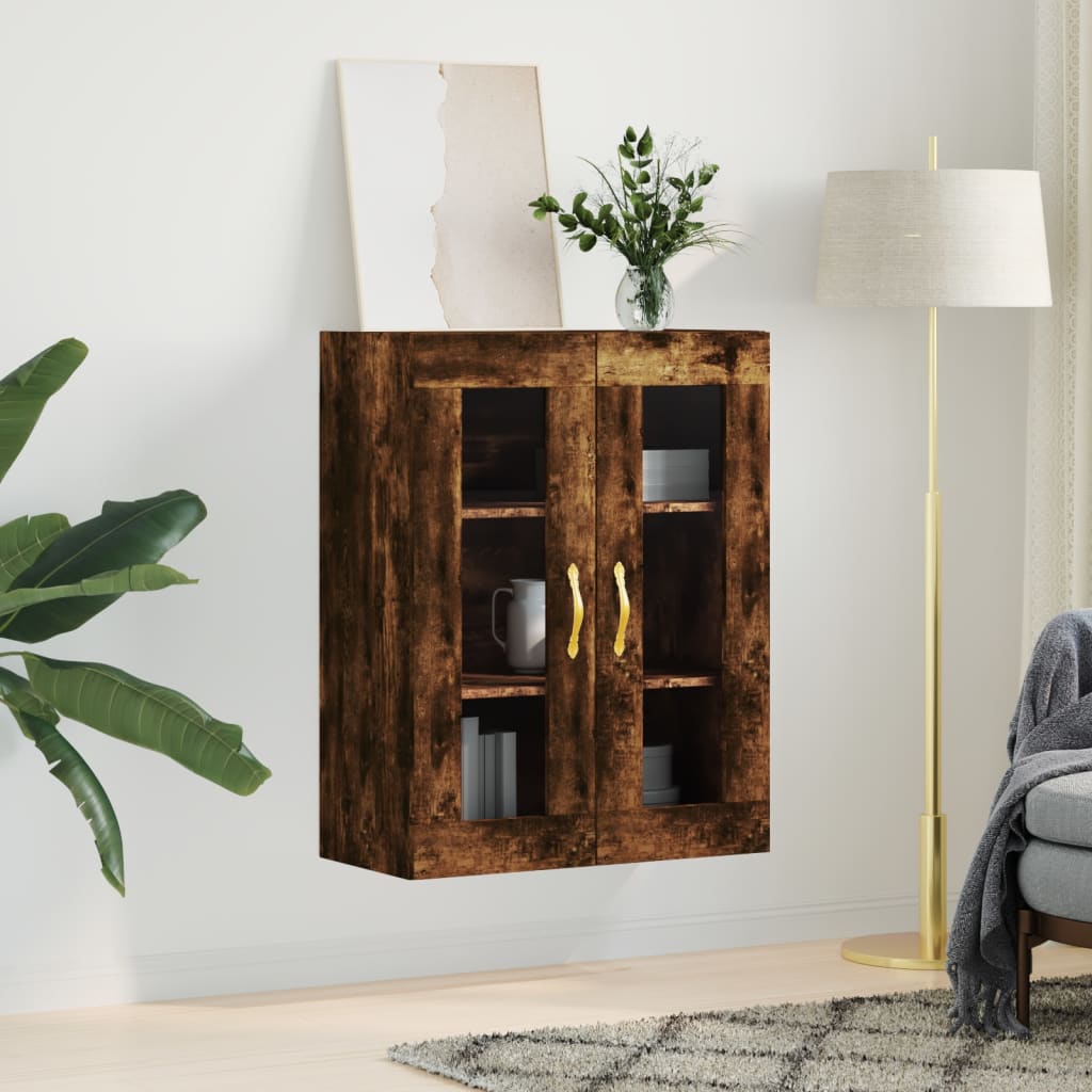 Vidaxl bovenkast 69,5x34x90 cm gerookt eikenkleurig