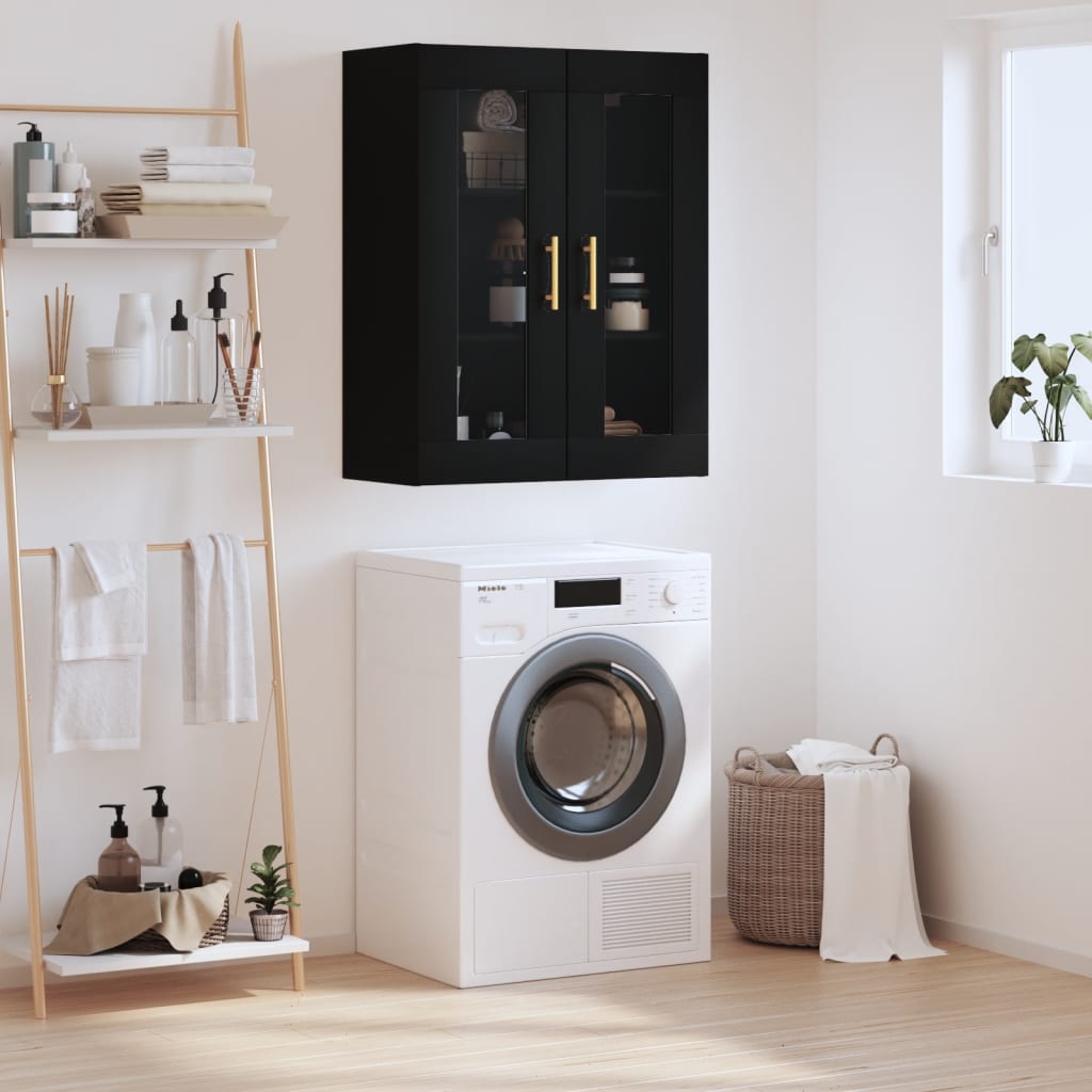 Vidaxl wandkast 69,5x34x90 cm zwart