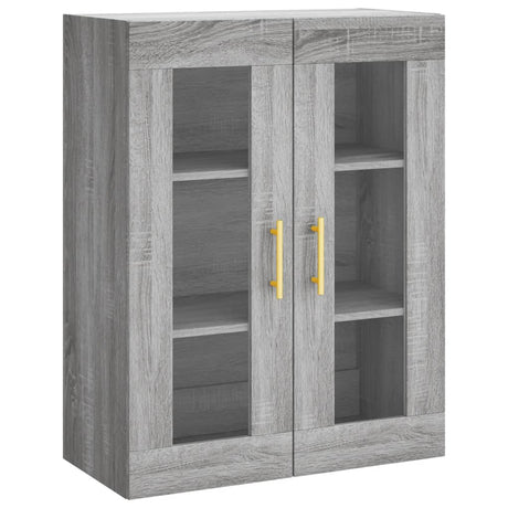 Vidaxl bovenkast 69,5x34x90 cm grijs sonoma eikenkleurig