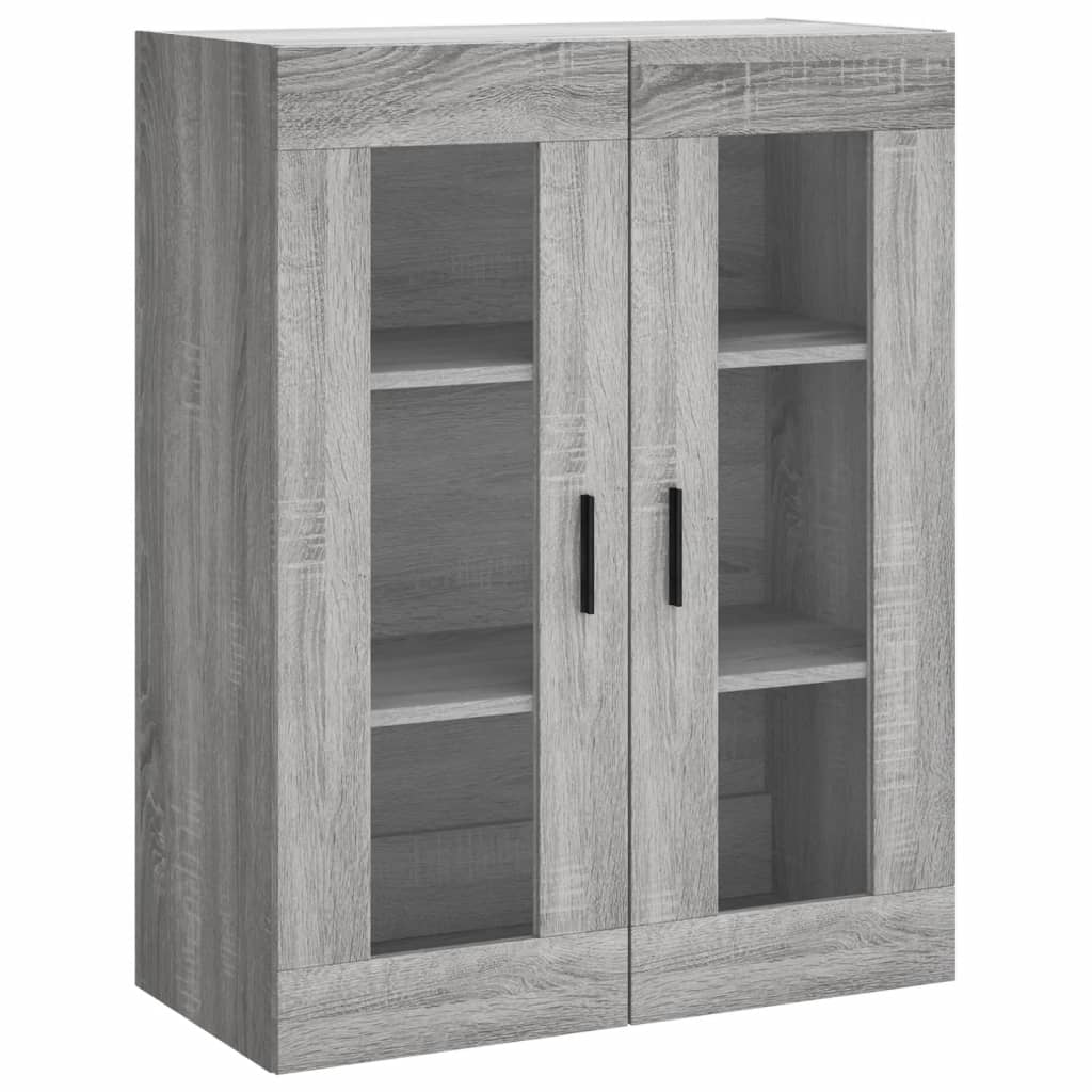 Vidaxl bovenkast 69,5x34x90 cm grijs sonoma eikenkleurig