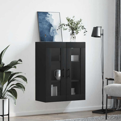 Vidaxl bovenkast 69,5x34x90 cm zwart
