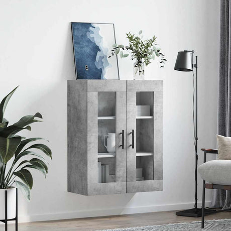 Vidaxl bovenkast 69,5x34x90 cm betongrijs