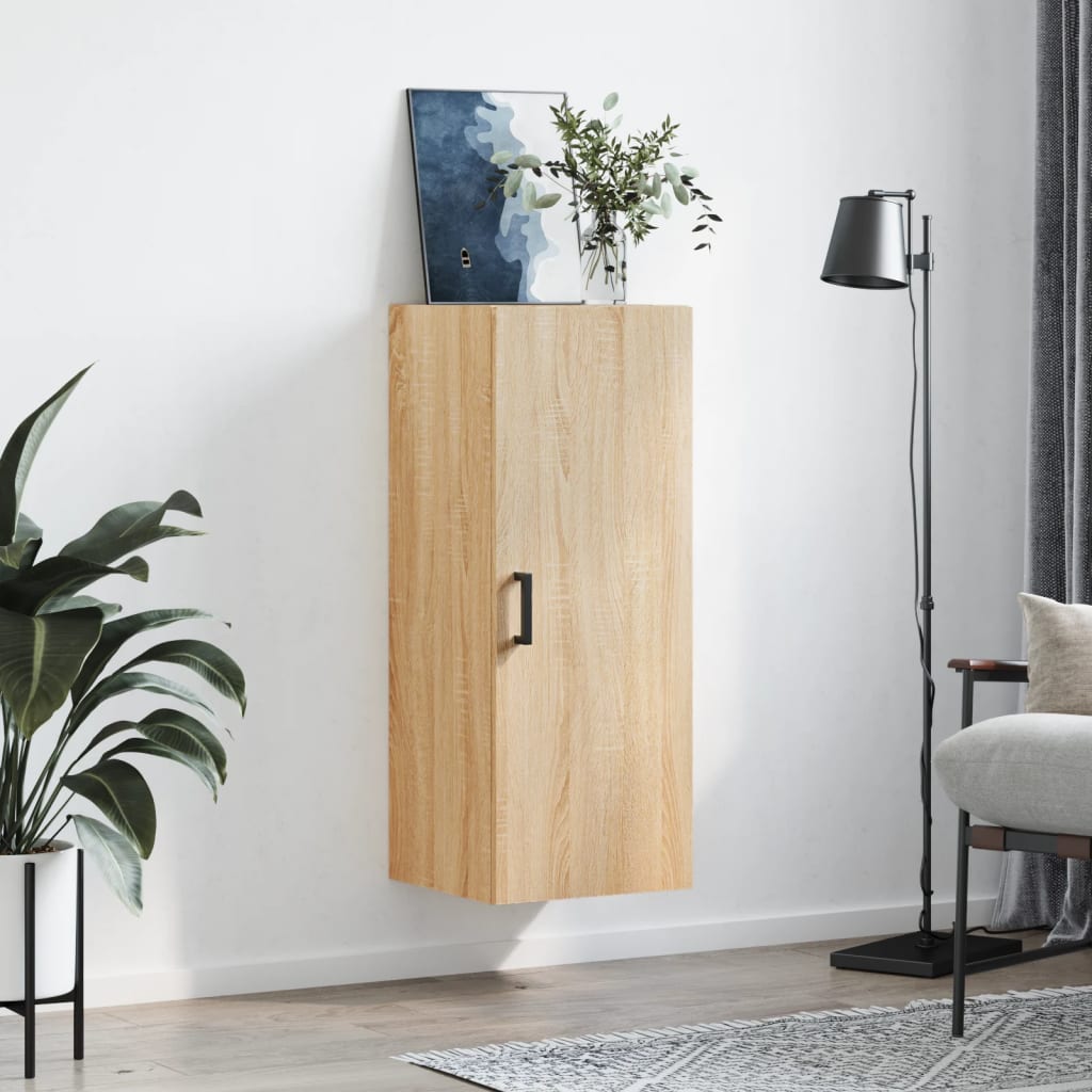 Vidaxl bovenkast 34,5x34x90 cm sonoma eikenkleurig
