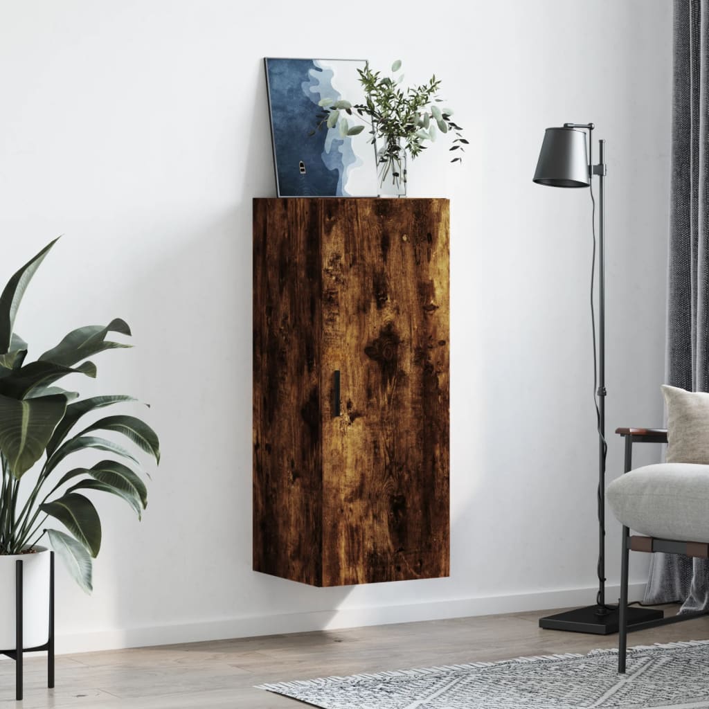 Vidaxl bovenkast 34,5x34x90 cm gerookt eikenkleurig