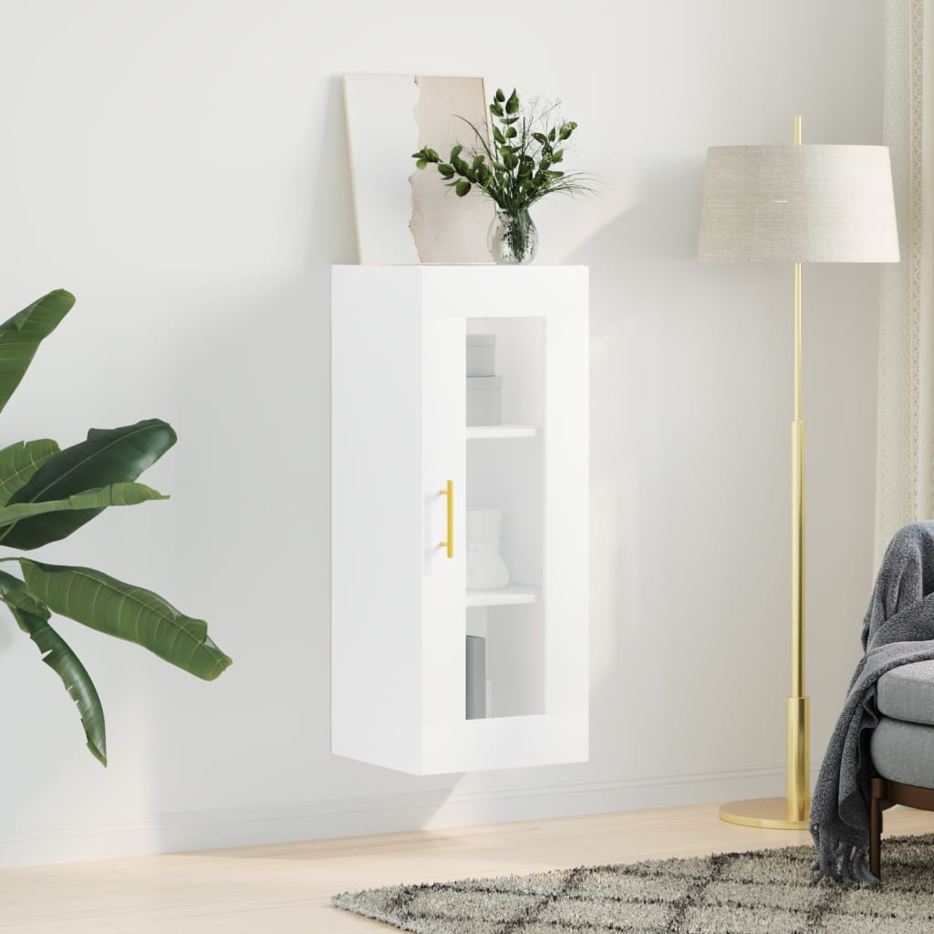 Vidaxl bovenkast 34,5x34x90 cm wit