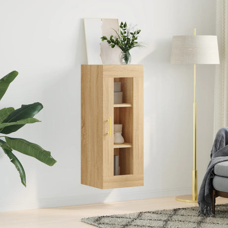 Vidaxl bovenkast 34,5x34x90 cm sonoma eikenkleurig