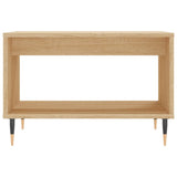 Vidaxl salontafel 60x50x40 cm bewerkt hout sonoma eikenkleurig