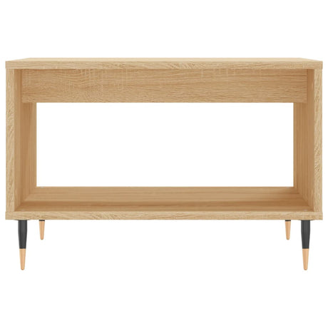 Vidaxl salontafel 60x50x40 cm bewerkt hout sonoma eikenkleurig