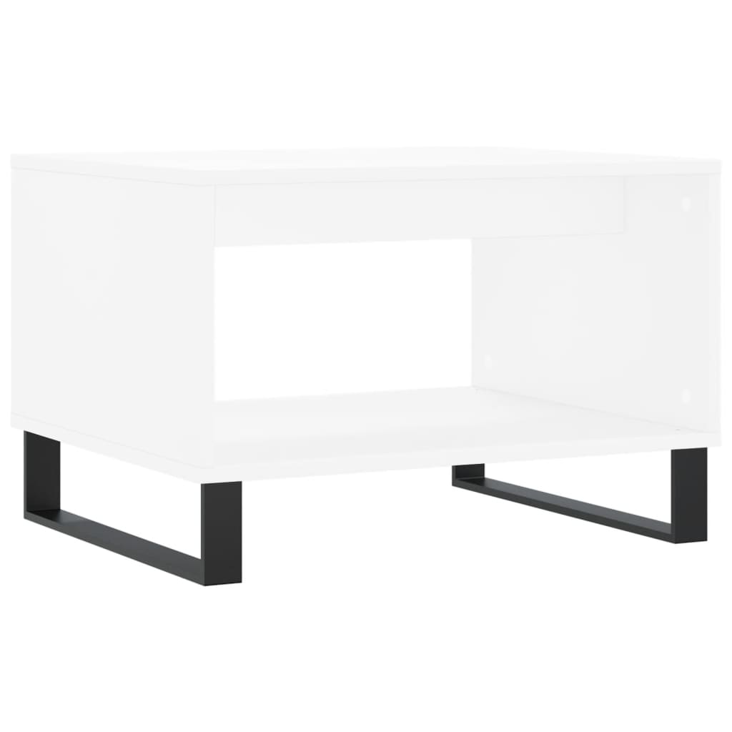 Vidaxl salontafel 60x50x40 cm bewerkt hout wit
