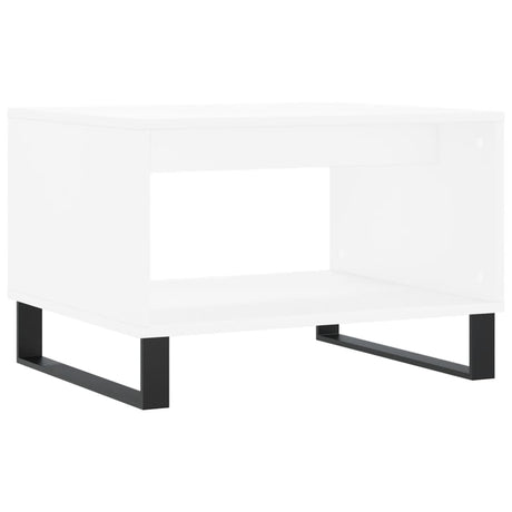 Vidaxl salontafel 60x50x40 cm bewerkt hout wit