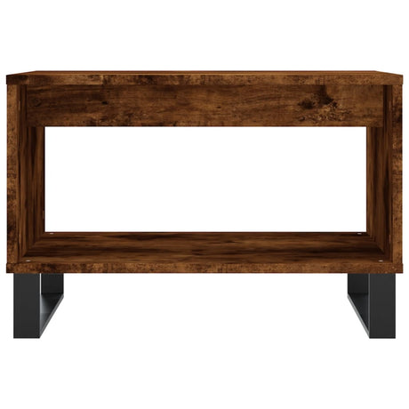 Vidaxl salontafel 60x50x40 cm bewerkt hout gerookt eikenkleurig