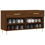 Vidaxl schoenenbank 102x35x55 cm bewerkt hout sonoma eikenkleurig