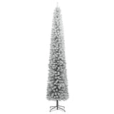 Vidaxl Kunstkerstboom schmal mit Standard- und Schnee 300 cm PVC