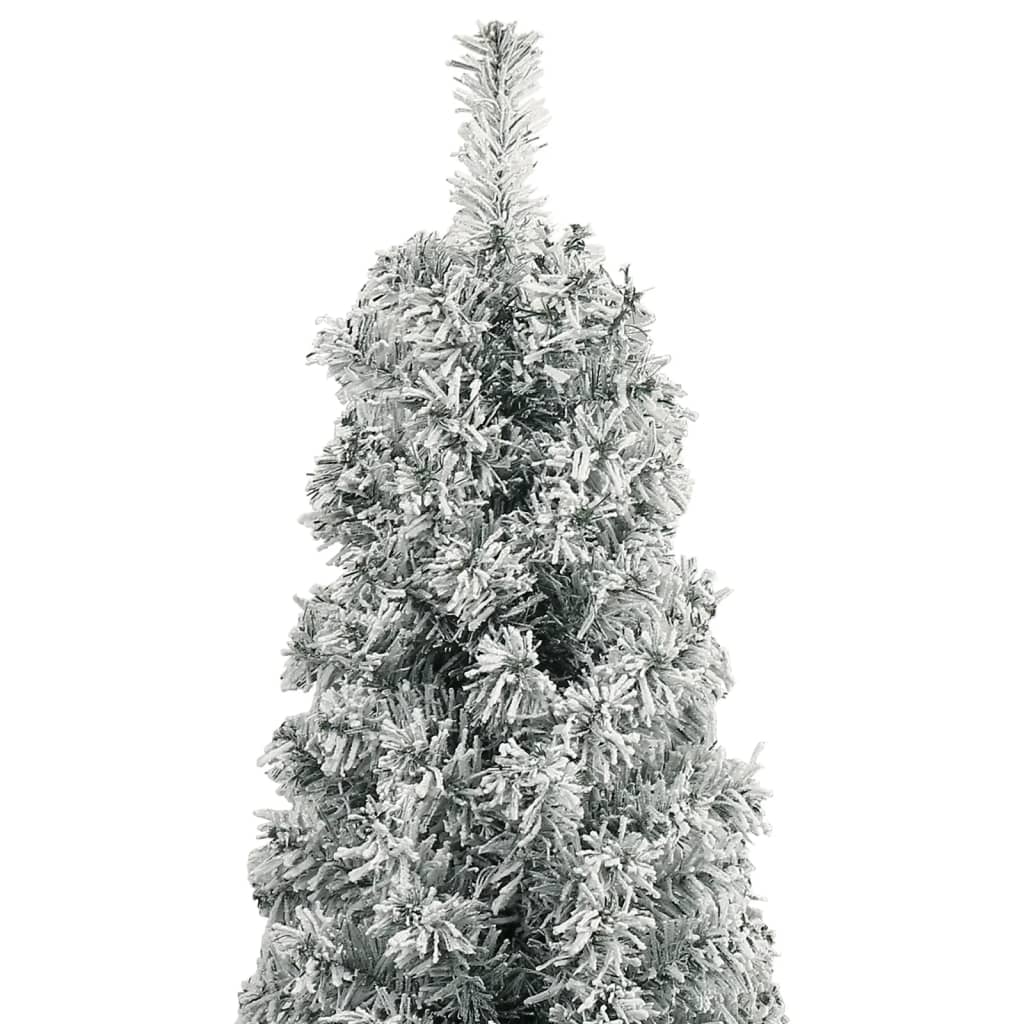 Vidaxl Kunstkerstboom schmal mit Standard- und Schnee 300 cm PVC