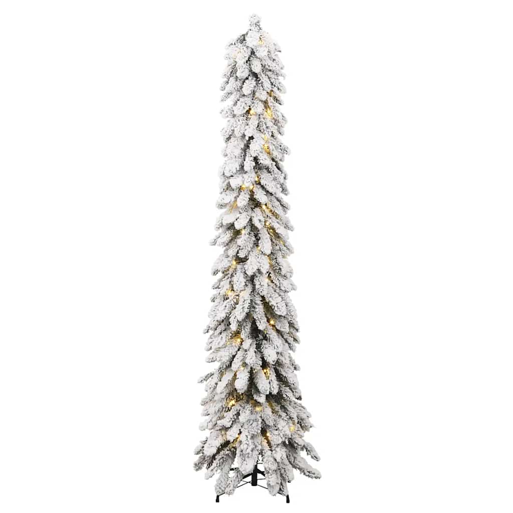 Vidaxl kunstkerstboom met verlichting en sneeuw 100 led's 180 cm