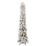 Vidaxl kunstkerstboom met verlichting en sneeuw 100 led's 180 cm