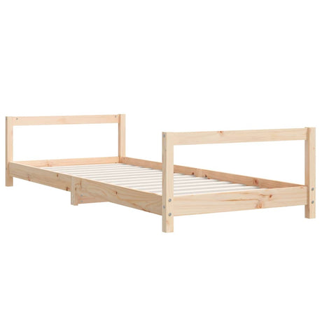 Vidaxl kinderbedframe 80x200 cm massief grenenhout