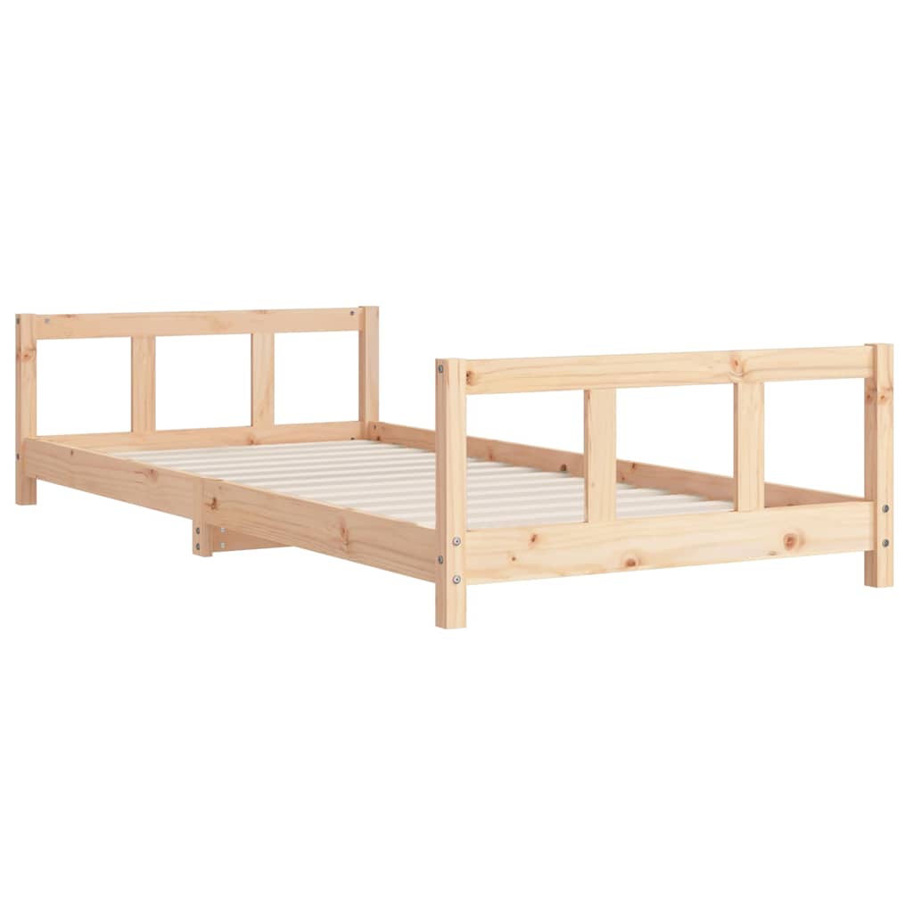 Vidaxl kinderbedframe 90x200 cm massief grenenhout