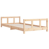 Vidaxl kinderbedframe 90x200 cm massief grenenhout