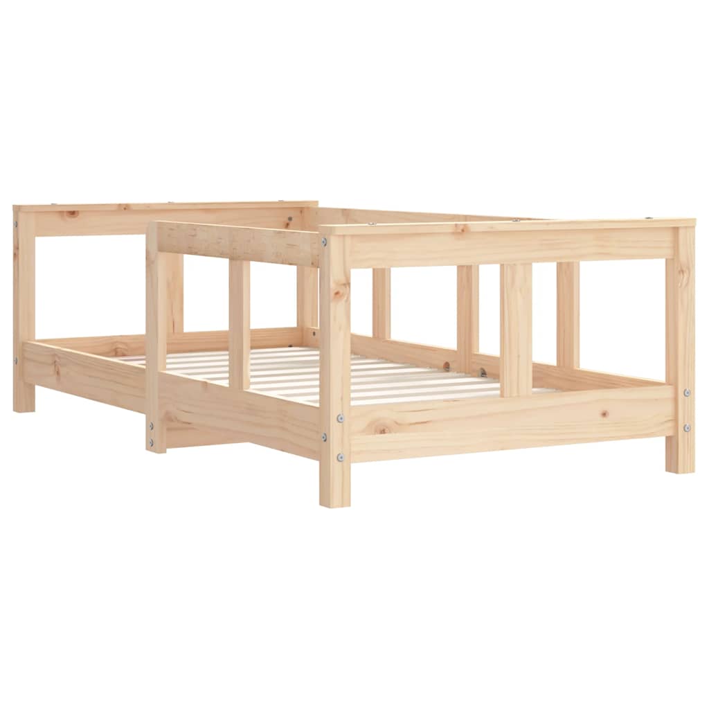 Vidaxl kinderbedframe 70x140 cm massief grenenhout