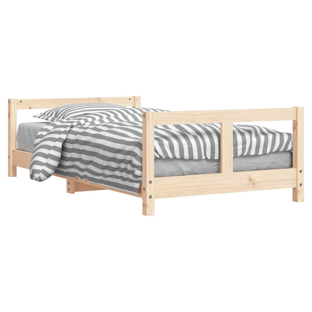 Vidaxl kinderbedframe 80x160 cm massief grenenhout