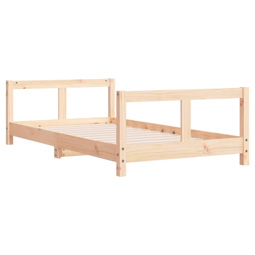 Vidaxl kinderbedframe 80x160 cm massief grenenhout