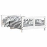 Vidaxl kinderbedframe 80x160 cm massief grenenhout wit