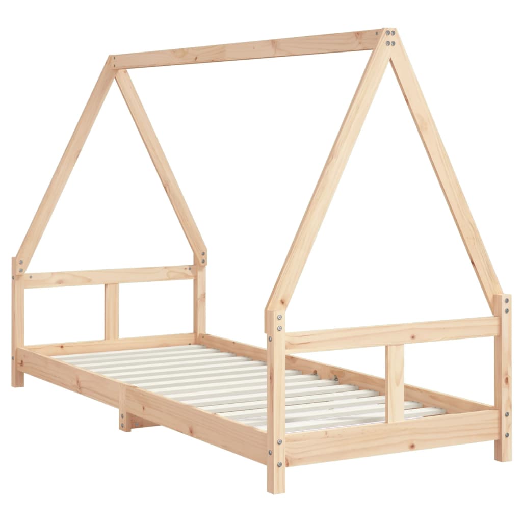 Vidaxl kinderbedframe 80x200 cm massief grenenhout
