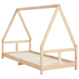 Vidaxl kinderbedframe 80x200 cm massief grenenhout