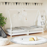 Vidaxl kinderbedframe 80x200 cm massief grenenhout wit