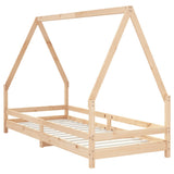 Vidaxl kinderbedframe 90x200 cm massief grenenhout