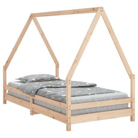 Vidaxl kinderbedframe 90x190 cm massief grenenhout