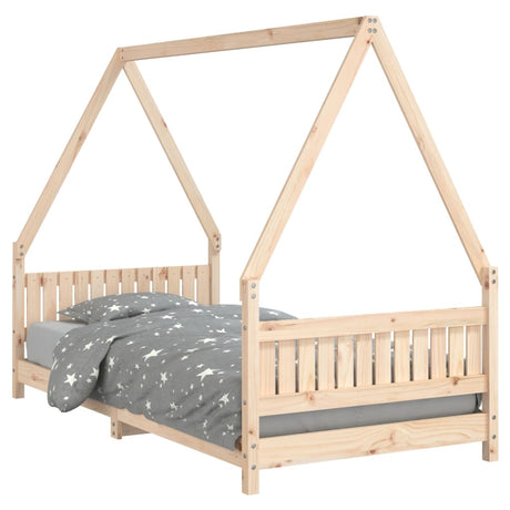 Vidaxl kinderbedframe 90x190 cm massief grenenhout