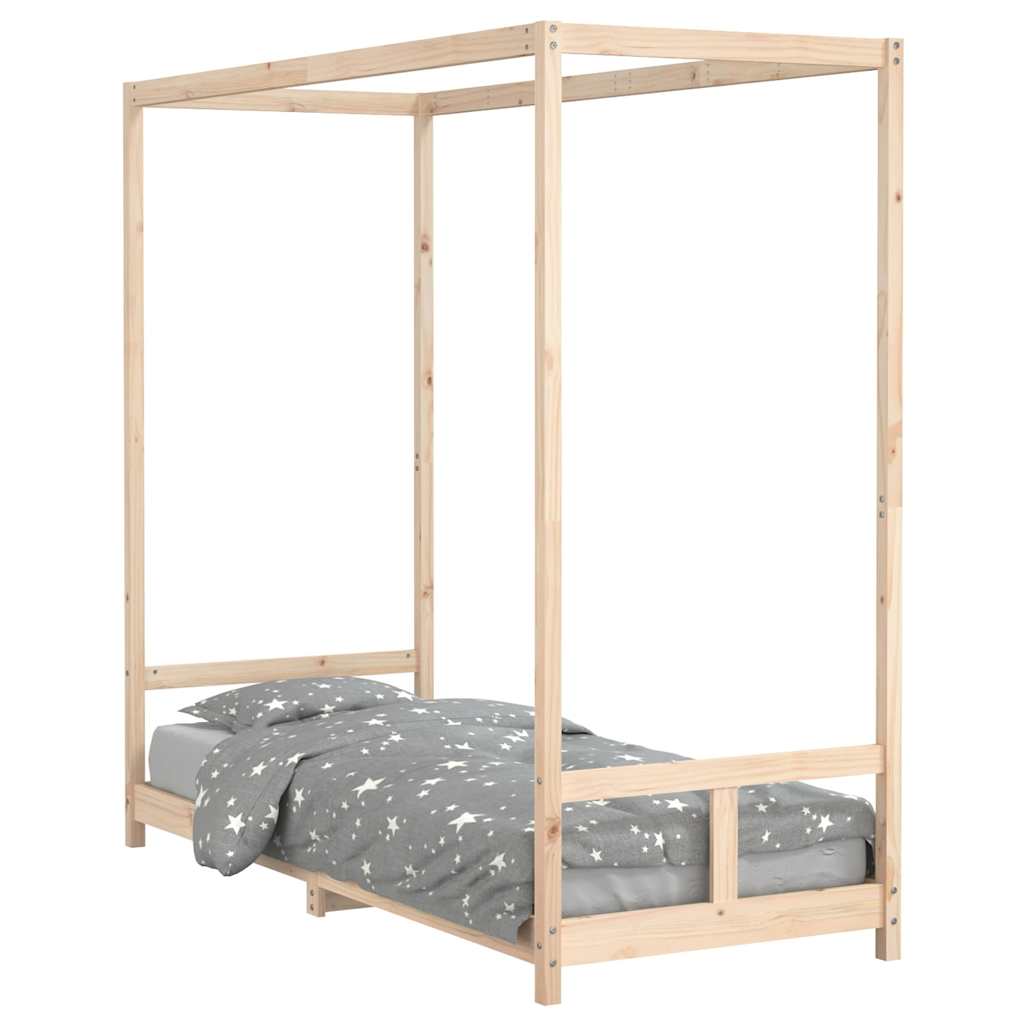 Vidaxl kinderbedframe 80x200 cm massief grenenhout