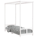 Vidaxl kinderbedframe 80x200 cm massief grenenhout wit