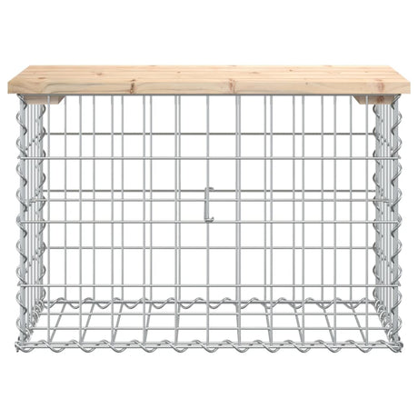 Vidaxl tuinbank schanskorfontwerp 63x31,5x42 cm massief grenenhout