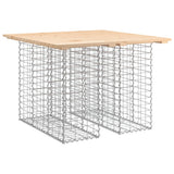 Vidaxl tuintafel schanskorfontwerp 100x102x72 cm massief grenenhout
