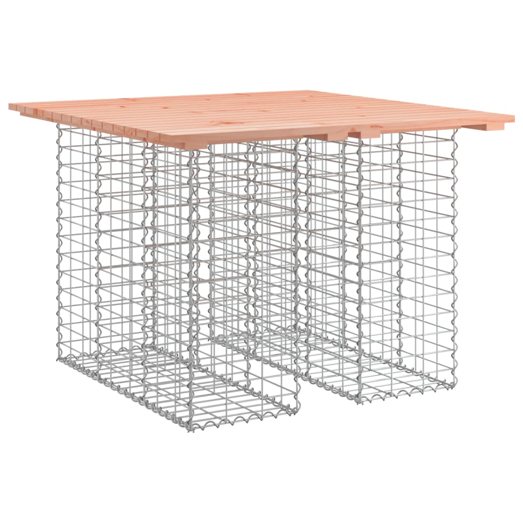 Vidaxl tuintafel schanskorfontwerp 100x102x72 cm massief douglashout