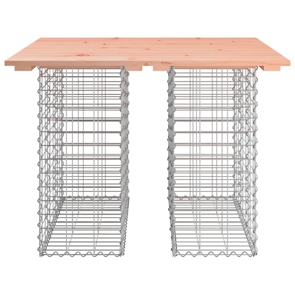 Vidaxl tuintafel schanskorfontwerp 100x102x72 cm massief douglashout