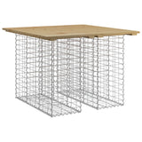 Vidaxl tuintafel schanskorfontwerp 100x102x72 cm geïmpregneerd hout