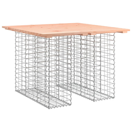 Vidaxl tuintafel schanskorfontwerp 100x102x72 cm massief douglashout