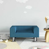 Vidaxl kinderbank 50x40x26,5 cm fluweel blauw