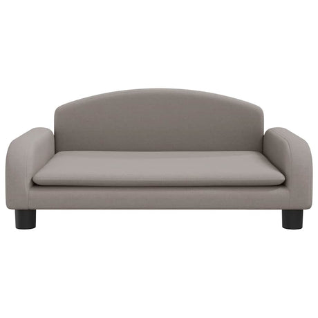 Vidaxl kinderbank 70x45x30 cm stof taupe