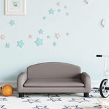 Vidaxl kinderbank 70x45x30 cm stof taupe