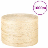 Vidaxl tau 3 mm 1000 m 100% sisal