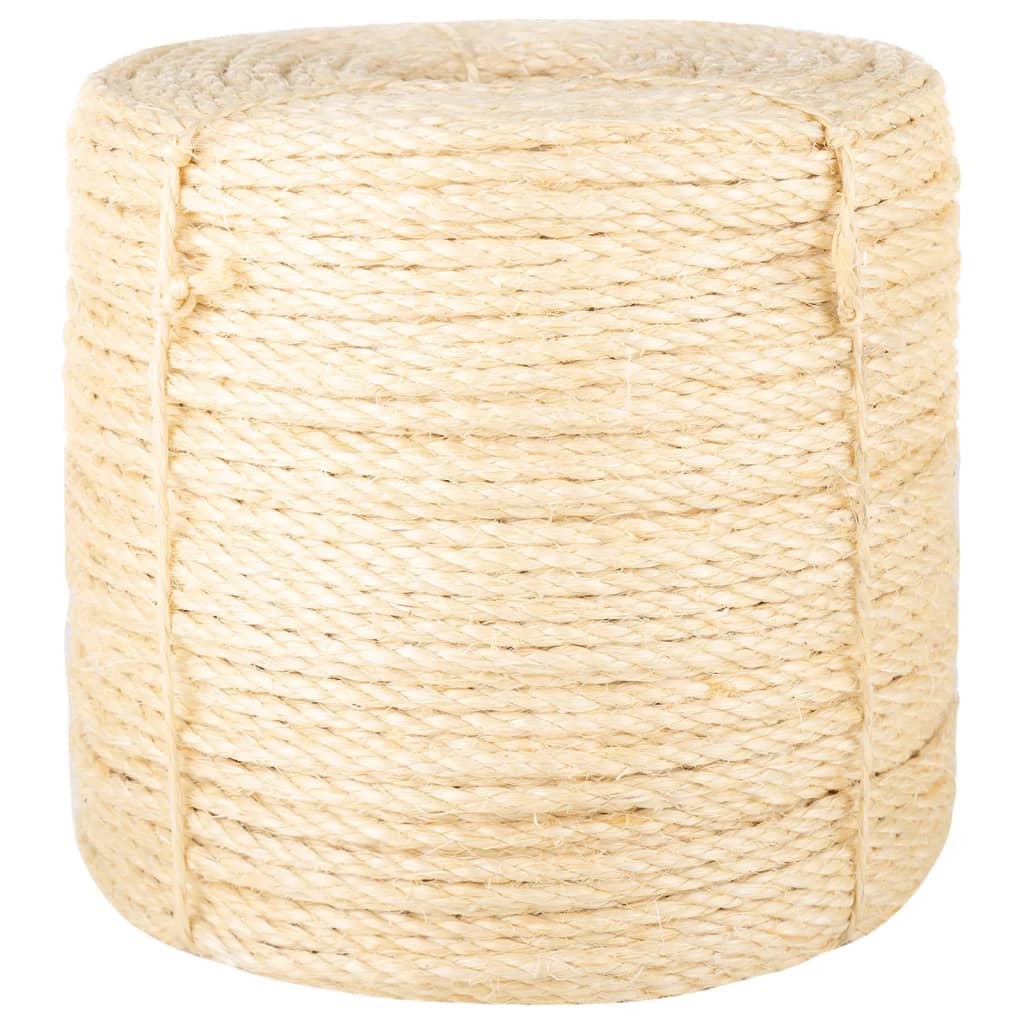 VIDAXL ROPE 6 mm 25 m 100% siisal