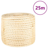 Vidaxl touw 14 mm 25 m 100% sisal