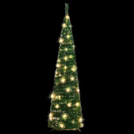 Vidaxl kunstkerstboom pop-up 50 led's 120 cm groen